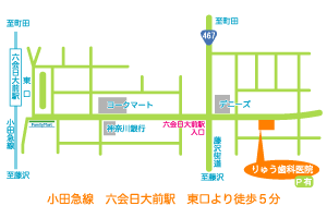 りゅう歯科医院地図